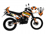 Mondial X-Treme Max 200 Hinson Design Turuncu Sticker Set