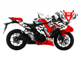 Yamaha R25 Asphalt Monster Design Beyaz 48