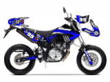 Yamaha WR125X Raceline Design Lacivert Siyah Sticker Set