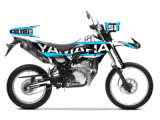 Yamaha WR 125 R Design Sticker Set Mavi-Siyah