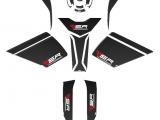 CF Moto 450 SR Tank Pad Kırmızı Full Set 002