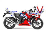 Honda CBR 250 R Asphalt Monster Sticker Set Beyaz 2014-2016