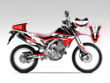 Honda CRF 250 L HRC Design Sticker Set Siyah 73