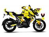 Bajaj Pulsar NS200 Pikachu Design Sarı Siyah