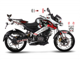 Bajaj Pulsar 200 NS Rossi Sticker Set Beyaz