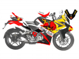 Bajaj Pulsar RS 200 Road Bull Sticker Set