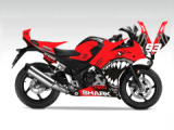 Honda CBR 250 R Sticker Set Kırmızı Shark (2014-2016)