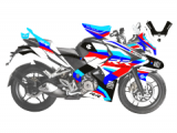 Bajaj Pulsar RS 200 Race RR Sticker Set