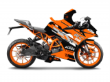 KTM RC 250 Race Stripes Design Sticker Set Turuncu-Siyah-Beyaz (2014-2016)