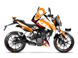 KTM Duke 390 Petronas Design Turuncu Sticker Set