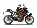 KTM Duke DK002 Design Siyah Turuncu Turkuaz (2017-2022)