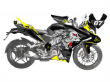 Bajaj Pulsar RS 200 Tiger Design Sticker Set Siyah Gri Sarı