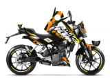 KTM Duke 250 Sport Line Sticker Set Yellow