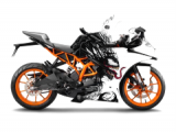 KTM RC 250 Venom Design Sticker Set Turuncu-Siyah-Beyaz (2014-2016)