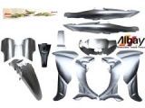 YAMAHA CRYPTON R KAPORTA SETİ FULL GRİ TAİWAN (STİCKER SET HEDİYELİ) 2005-2008